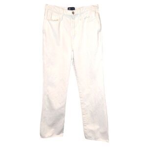 J Crew Mid Rise Off White 5 Pocket Jeans Size 30/31 Minimalist Preppy Stylist